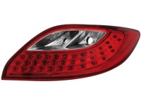 LED zadní světla Mazda 2 07-10 červené/čiré LED zadní světla Mazda 2 07-10 červené/čiré